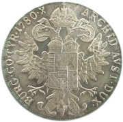 1 Thaler - Maria Theresia Posthumous, Austria, 1780-2022 reverse image