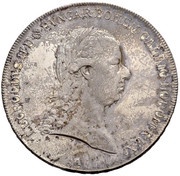 1 Thaler - Leopold II Vienna obverse image