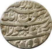 1 Rupee - Shah Jahan Burhanpur mint, India, 1629-1631 reverse image