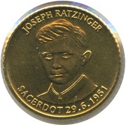 1 Cèntim Pope Benedictus XVI reverse image