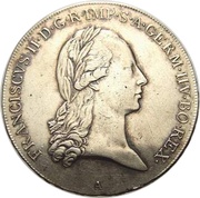 1 Thaler - Franz II obverse image