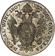 1 Thaler - Franz I, Austria, 1806-1810 reverse image