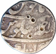 1 Rupee - Jahandar Shah Katak mint, India, 1712-1713 reverse image