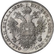 1 Thaler - Franz I, Austria, 1831-1835 reverse image