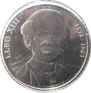 1 Cèntim Pope Leo XIII reverse image
