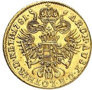 1 Ducat - Josef II reverse image