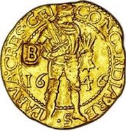 1 Ducat Gelderland Countermark obverse image