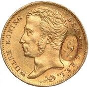 10 Gulden - Willem I Countermark obverse image