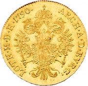 1 Ducat - Leopold II reverse image