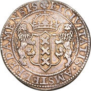 8 Reales United Amsterdam Company reverse image