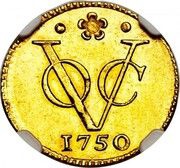 ½ Duit Holland reverse image