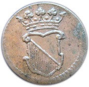 ½ Duit Utrecht obverse image