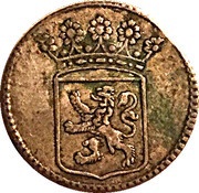 ½ Duit Holland obverse image