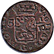1 Duit Overijssel obverse image