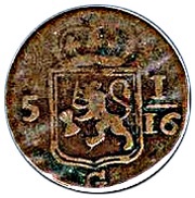 1 Duit - Willem I obverse image