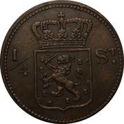 ¼ Stuiver - Willem I obverse image