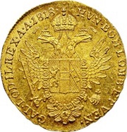 1 Ducat - Franz I, Austria, 1816-1824 reverse image