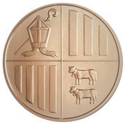 1 Cèntim Golden Eagle - Copper Bullion, Andorra, 2014 reverse image