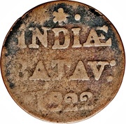 ½ Stuiver - Willem I, Indonesia, 1820-1826 reverse image