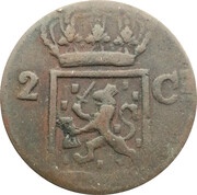 2 Cents/Duits - Willem I obverse image