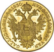 1 Ducat - Franz I reverse image