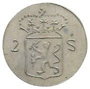 2 Stuivers Gelderland imitation obverse image