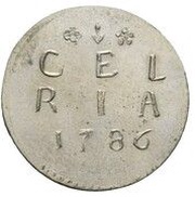 2 Stuivers Gelderland imitation, Indonesia, 1786 reverse image