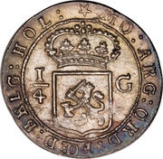 ¼ Gulden obverse image