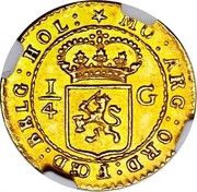 ¼ Gulden obverse image