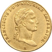 1 Ducat - Franz I obverse image