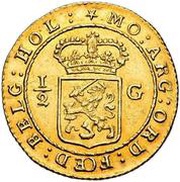 ½ Gulden Gold obverse image