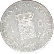 1 Gulden - Willem I reverse image