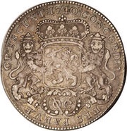 1 Ducaton, Indonesia, 1739-1740 reverse image