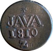 1 Duit - Louis Napoleon reverse image