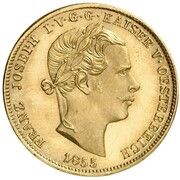 5 Gulden - Franz Josef I Pattern obverse image