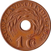 1 Cent - Wilhelmina obverse image