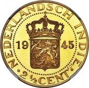2½ Cents - Wilhelmina obverse image