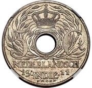5 Cents - Wilhelmina Pattern obverse image