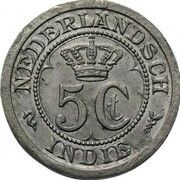 5 Cents - Wilhelmina Pattern obverse image