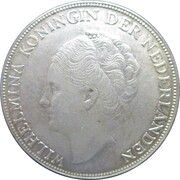 1 Gulden - Wilhelmina obverse image