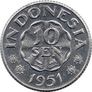 10 Sen reverse image