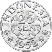 25 Sen reverse image