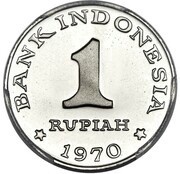 1 Rupiah Pattern obverse image