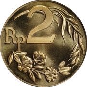 2 Rupiah Pattern reverse image