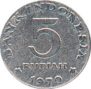 5 Rupiah obverse image