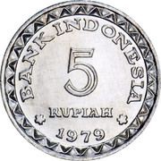5 Rupiah FAO obverse image