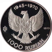 1000 Rupiah General Sudirman obverse image