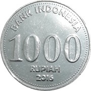 1000 Rupiah I Gusti Ketut Pudja reverse image