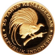 2000 Rupiah Great Bird of Paradise reverse image