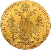 4 Ducats - Franz I, Austria, 1807-1810 reverse image